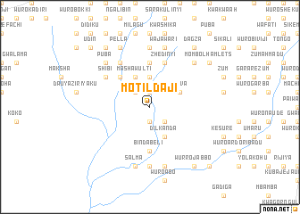 map of Motil Daji