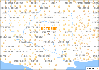 map of Motoban