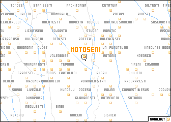 map of Motoşeni