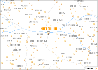 map of Motovun