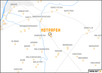 map of Moţrafeh