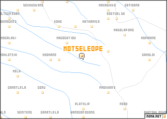 map of Motseleope