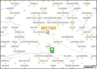 map of Mottier