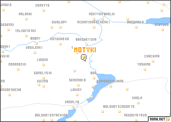 map of Motyki