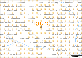 map of Mötzling