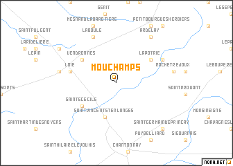 map of Mouchamps