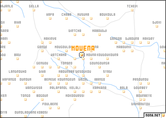 map of Mouéna