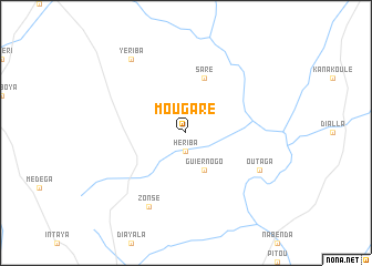 map of Mougaré