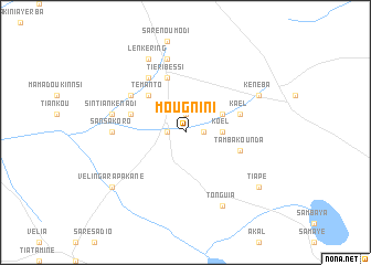 map of Mougnini