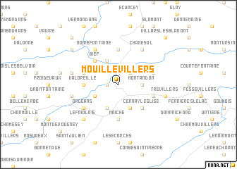 map of Mouillevillers