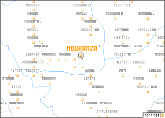 map of Moukanza