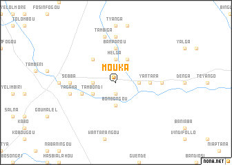 map of Mouka