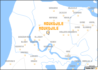 map of Moukdjilé