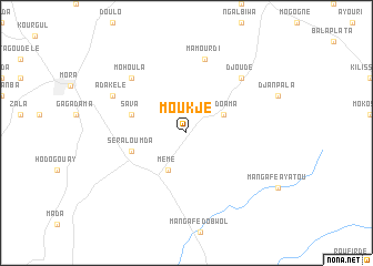 map of Moukjé