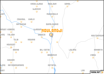 map of Moulandji