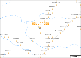 map of Moulandou