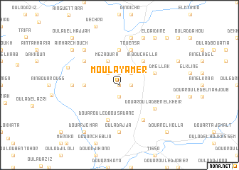 map of Moulay Amer