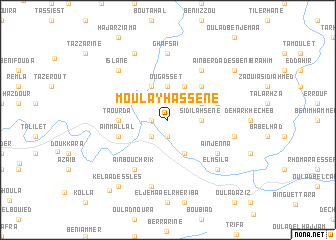 map of Moulay Hassene