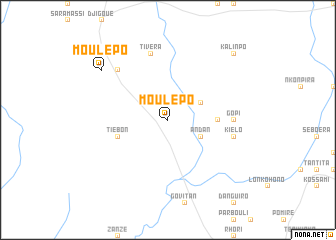 map of Moulépo