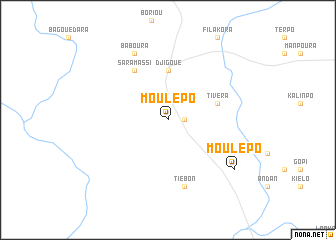 map of Moulépo