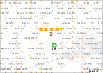 map of Moulin-à-Vent