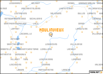 map of Moulin-Vieux