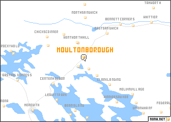 map of Moultonborough