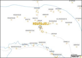map of Moundjéli