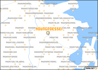 map of Moŭng Rœssei