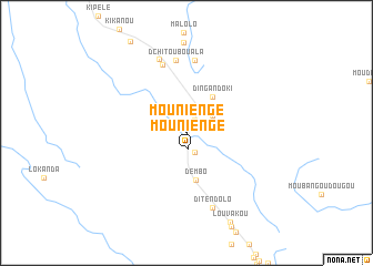 map of Mouniengé