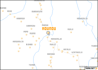 map of Mounou