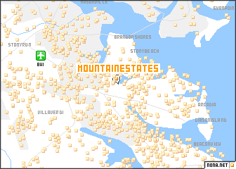 map of Mountain Estates