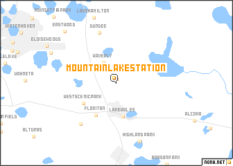 map of Mountain Lake Station