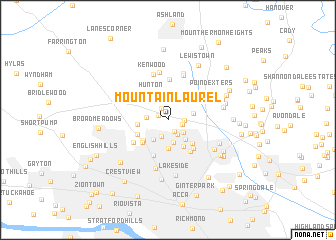 map of Mountain Laurel