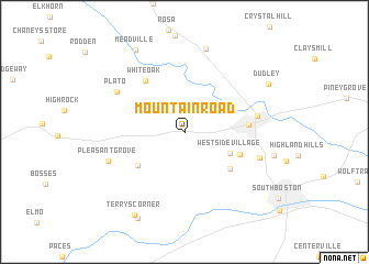 map of Mountain Road