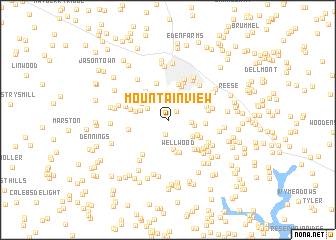 map of Mountain View