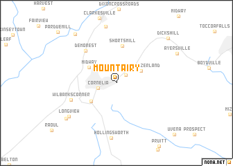map of Mount Airy