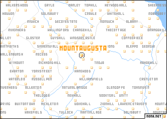 map of Mount Augusta