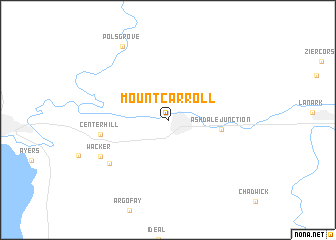 map of Mount Carroll