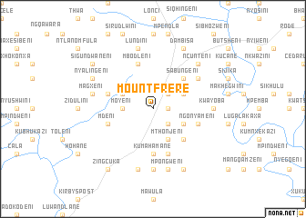map of Mount Frere