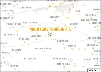 map of Mount Gretna Heights