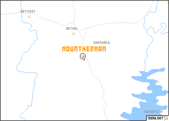 map of Mount Herman