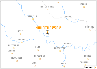 map of Mount Hersey