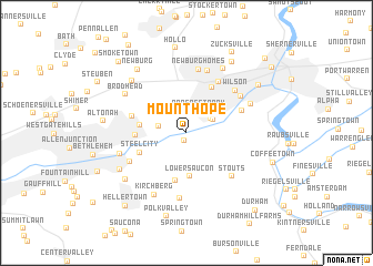 map of Mount Hope