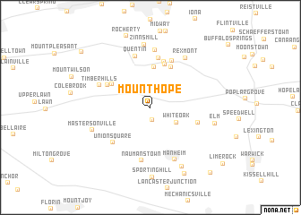 map of Mount Hope