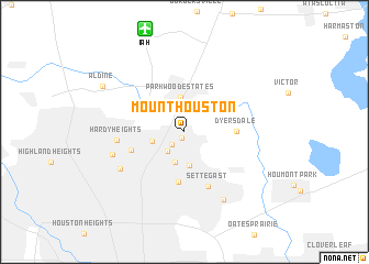 map of Mount Houston