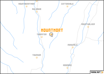 map of Mount Mort