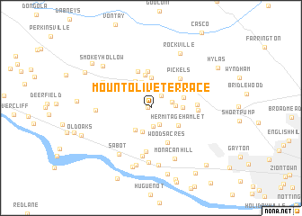 map of Mount Olive Terrace