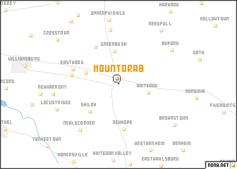 map of Mount Orab