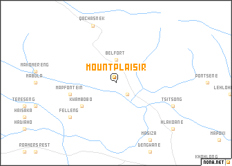 map of Mount Plaisir